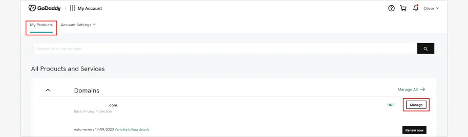 godaddy - how to export dns zone file
