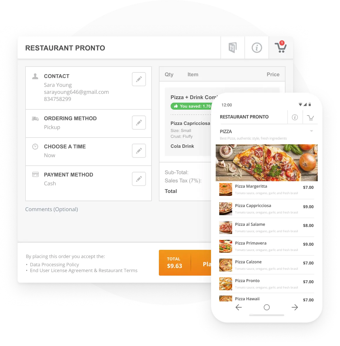 Facebook Ordering System For Restaurants