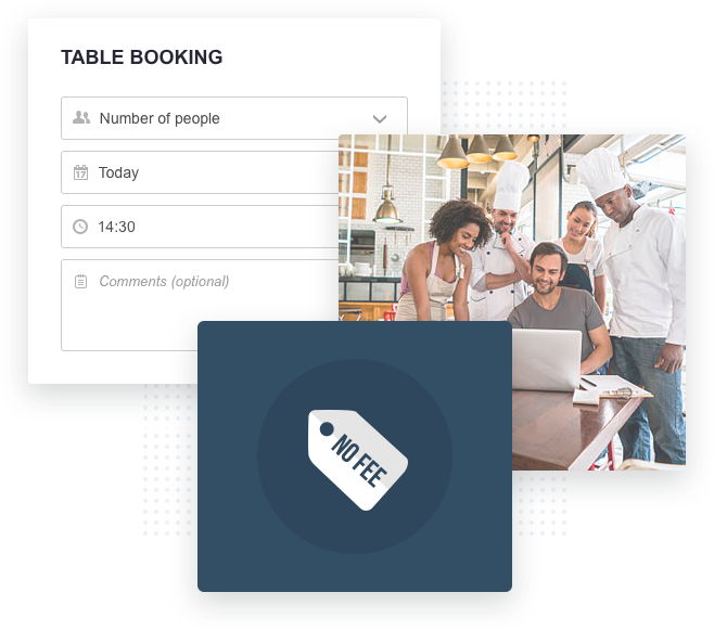 The GloriaFood Free Restaurant Reservations Software: How it works