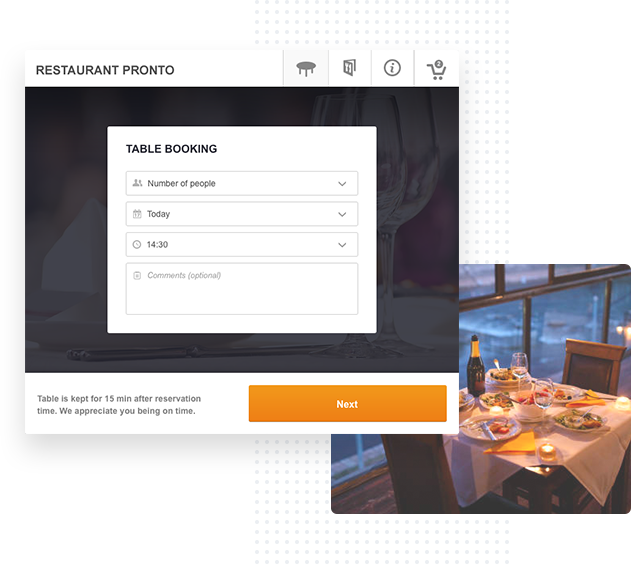 The GloriaFood Free Restaurant Reservations Software: How it works