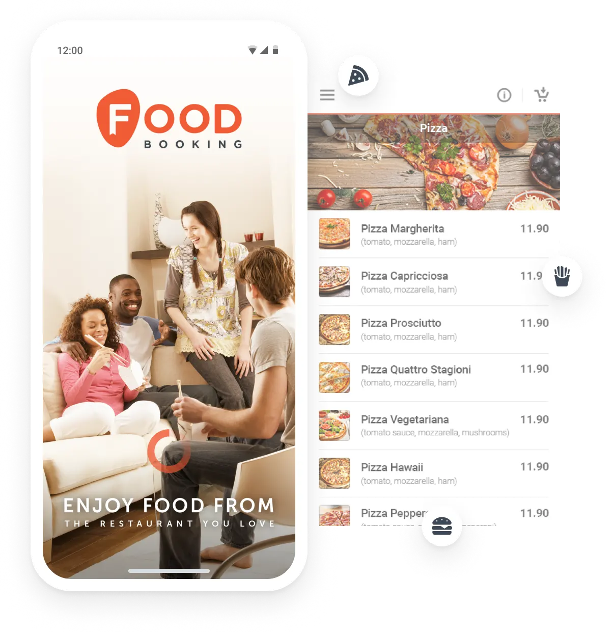 Mobile apps for restaurant ownersand their food clients