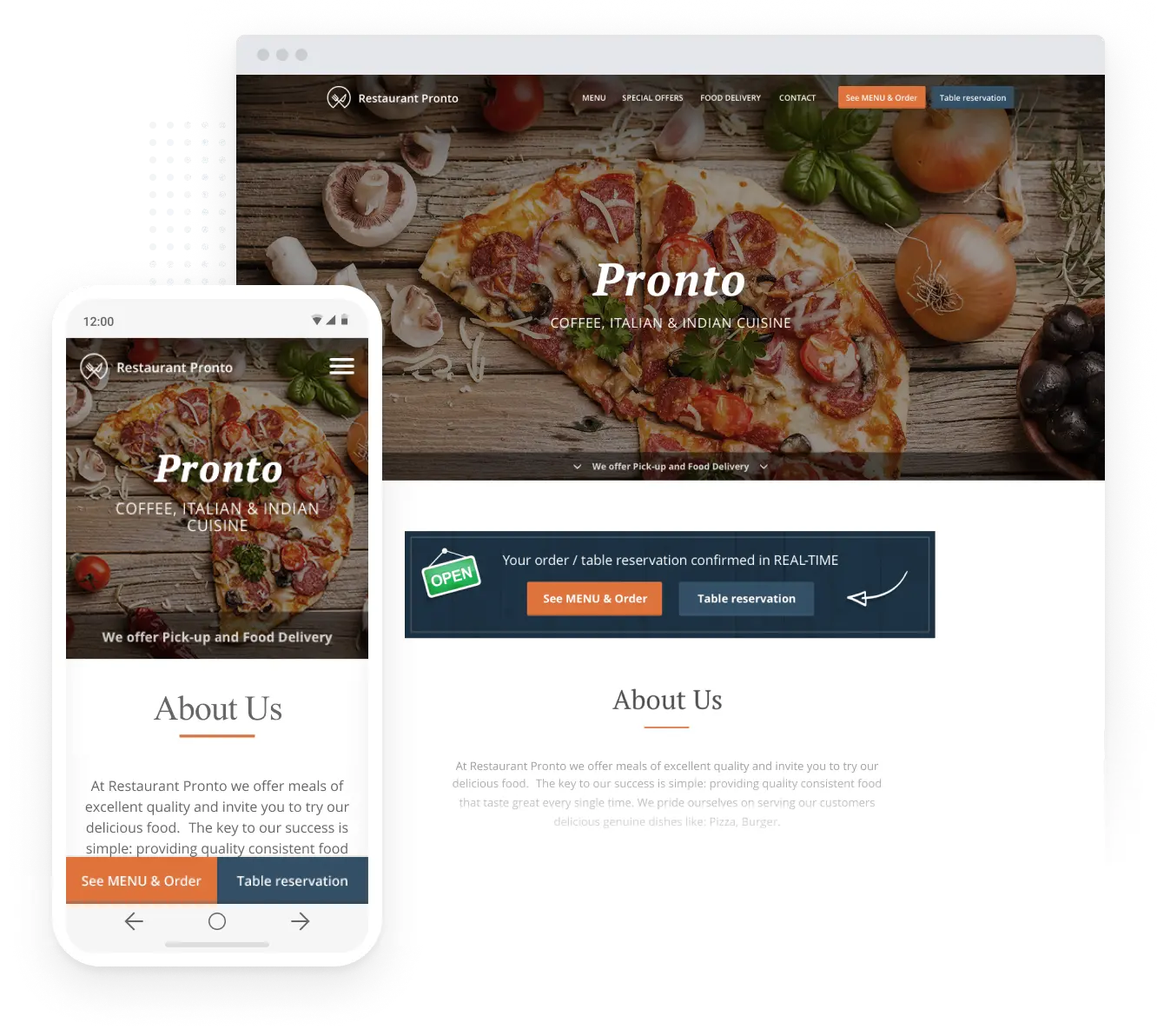 Online sustav naručivanja hrane s naručivanjem preko web stranice