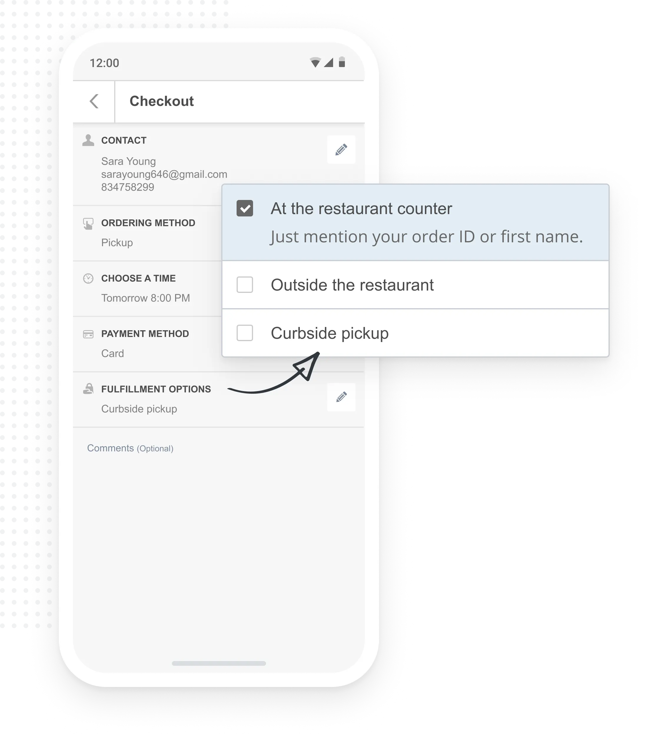software para restaurantes para pedidos de delivery e para viagem, com opção de retirada na porta do restaurante