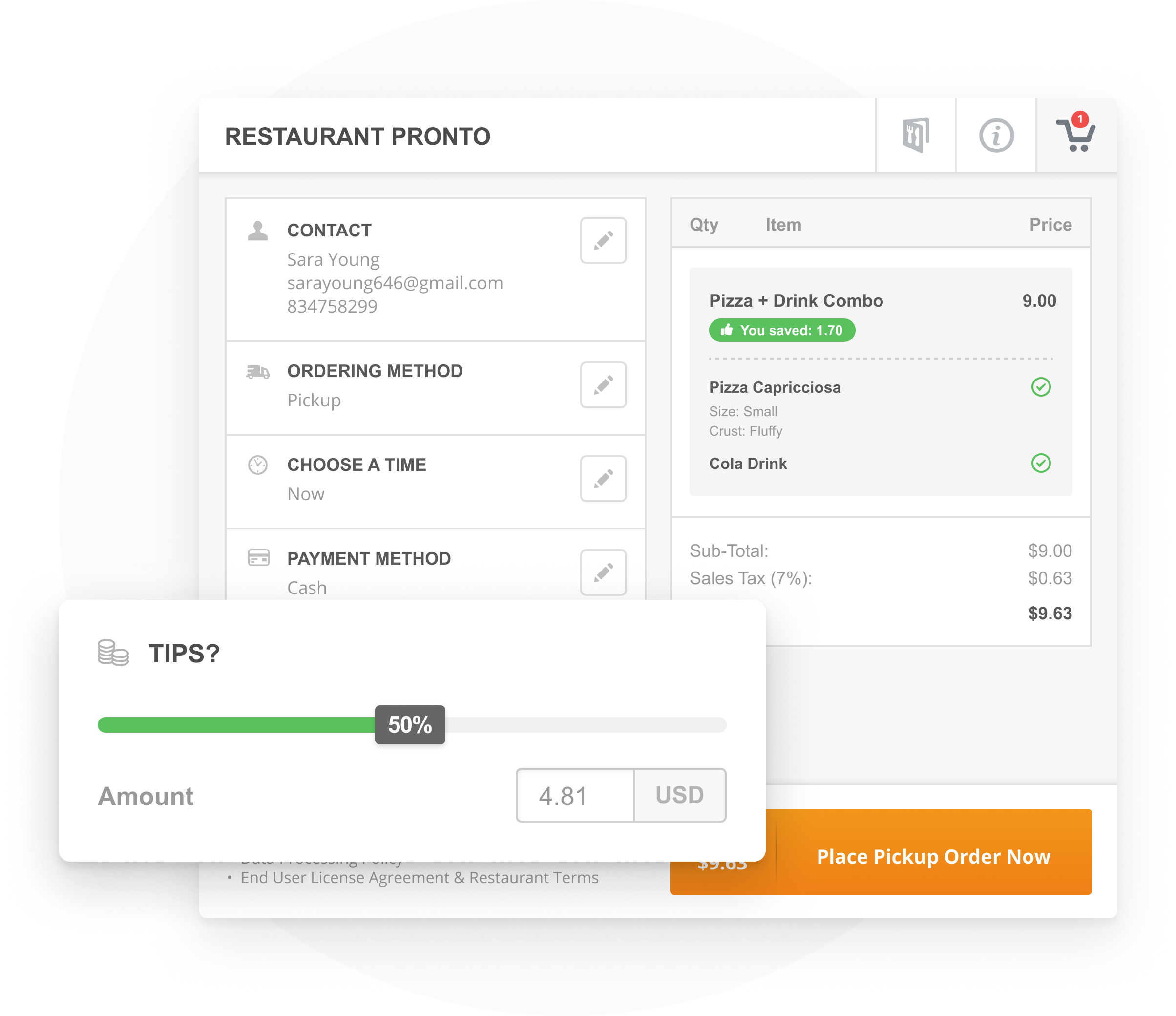 Restaurant Takeaway Software