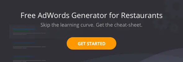 Free AdWords generator for restaurants