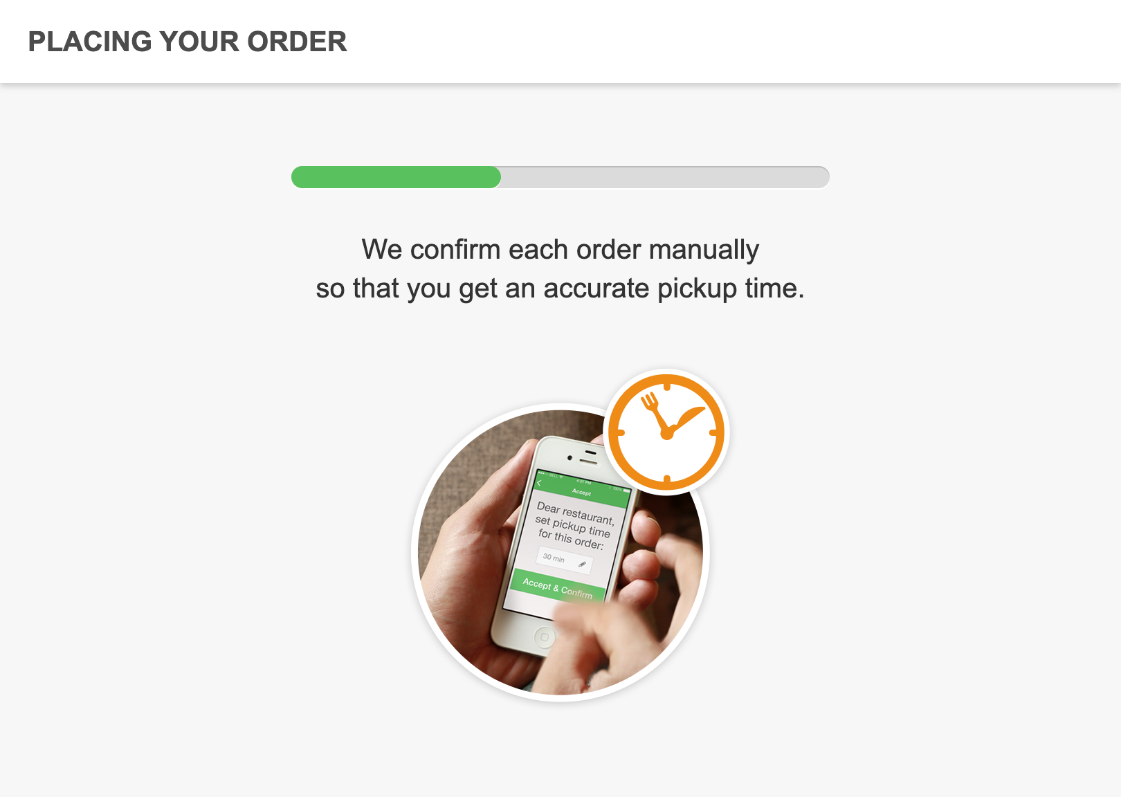 How to accept orders with the mobile ordering app
