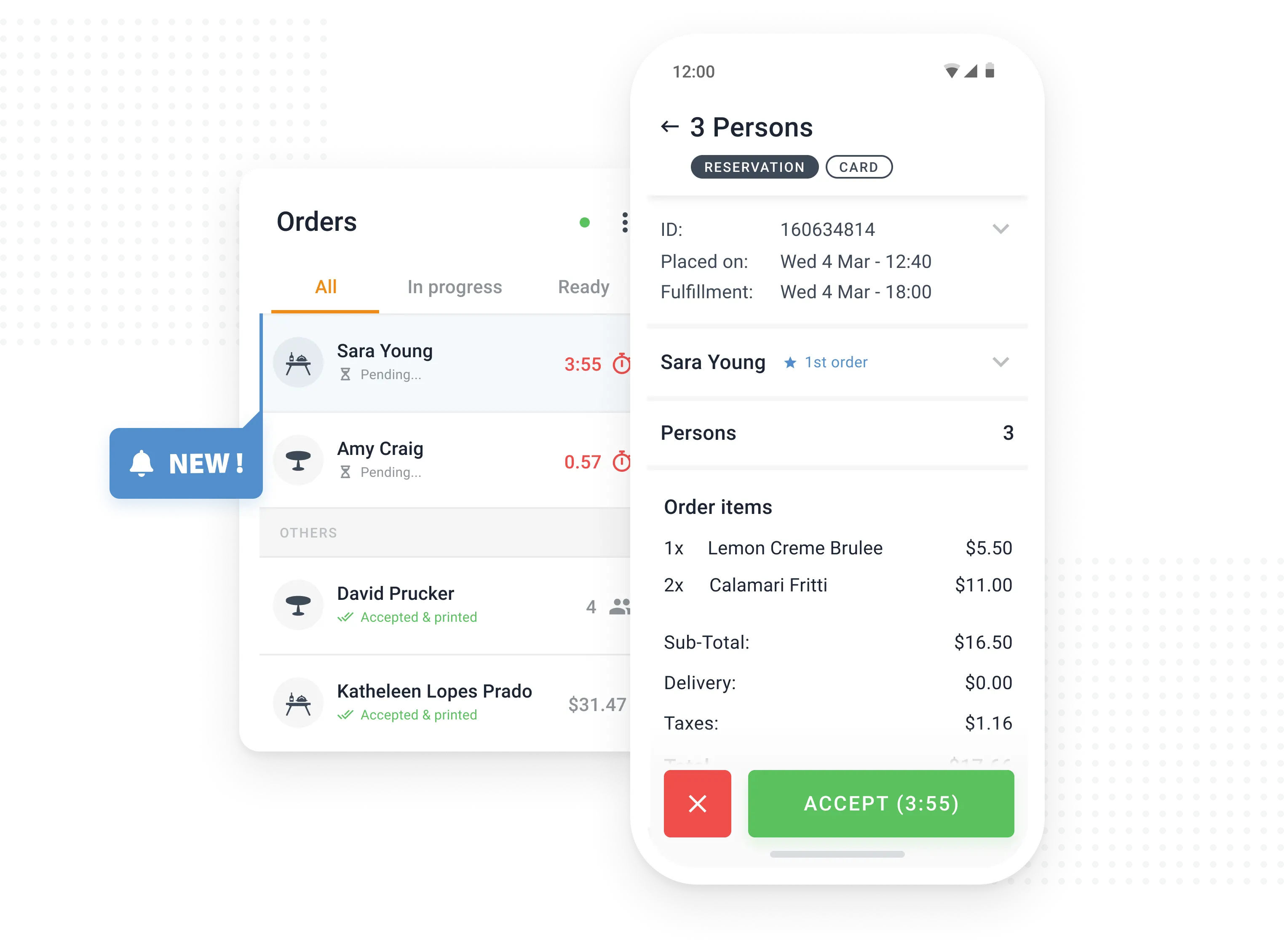 pre order food app