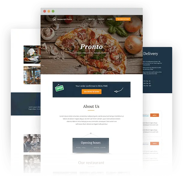 Squarespace restaurant online ordering for desktop and mobile