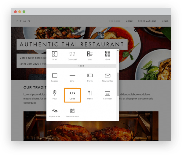 Squarespace Restaurant Online Ordering Free Unlimited Orders