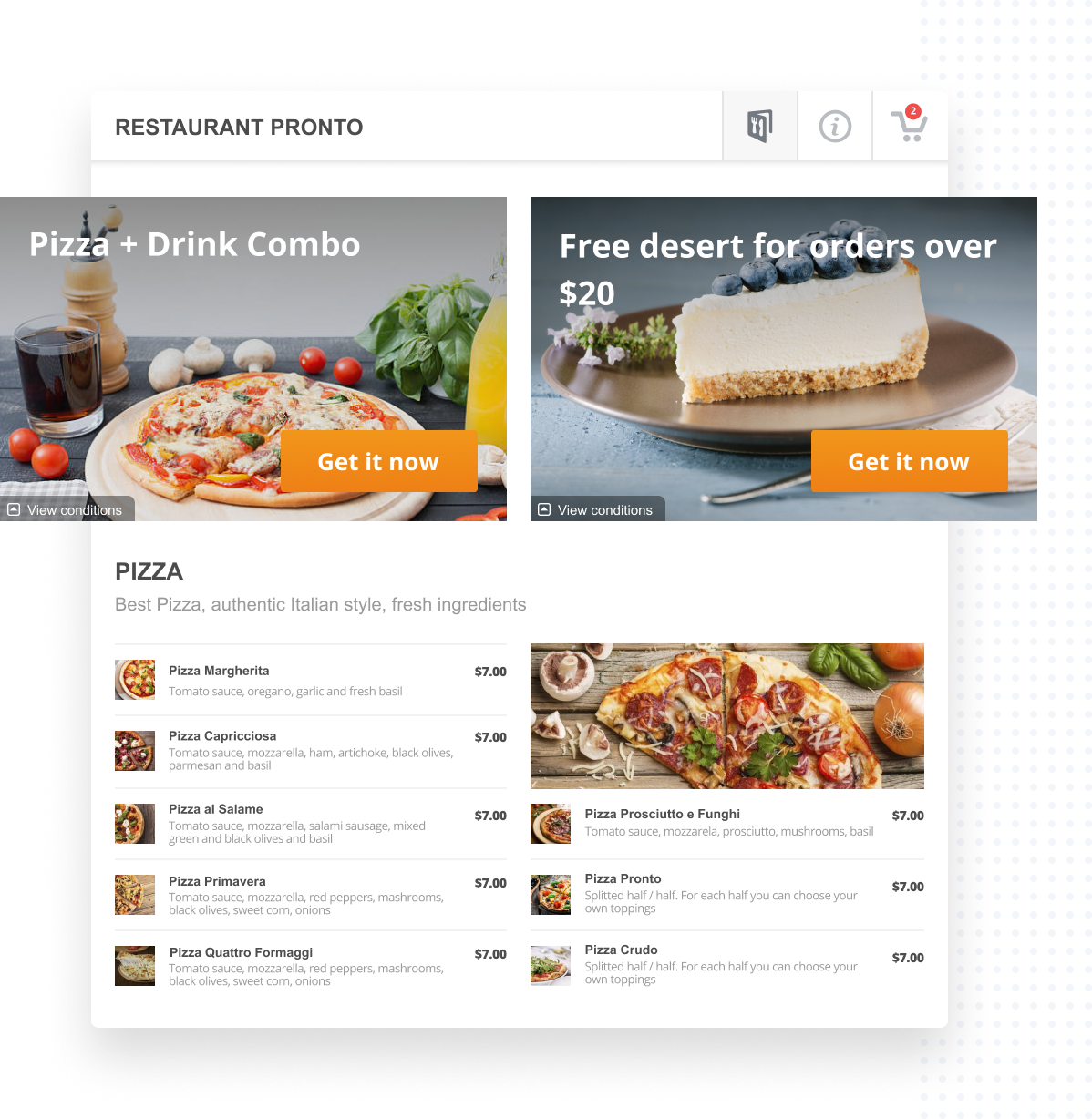 Online Ordering System by robynfood.com
