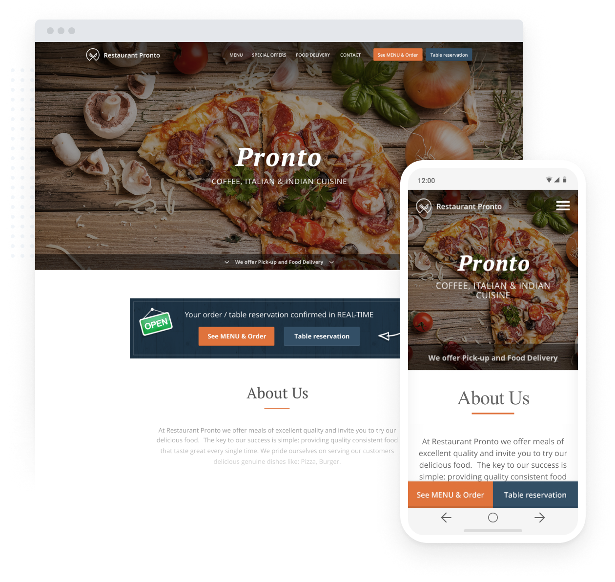 Online Ordering System by robynfood.com