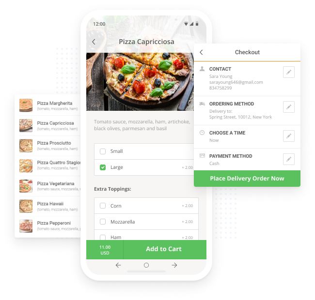 White label ordering app for restaurants
