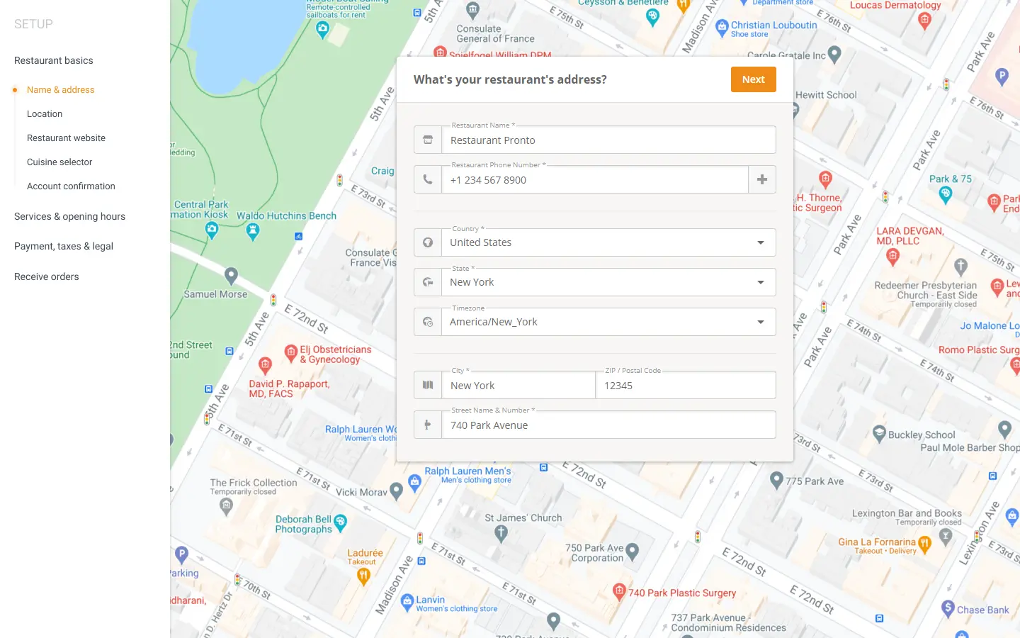 Wordpress restaurant plugin setup
