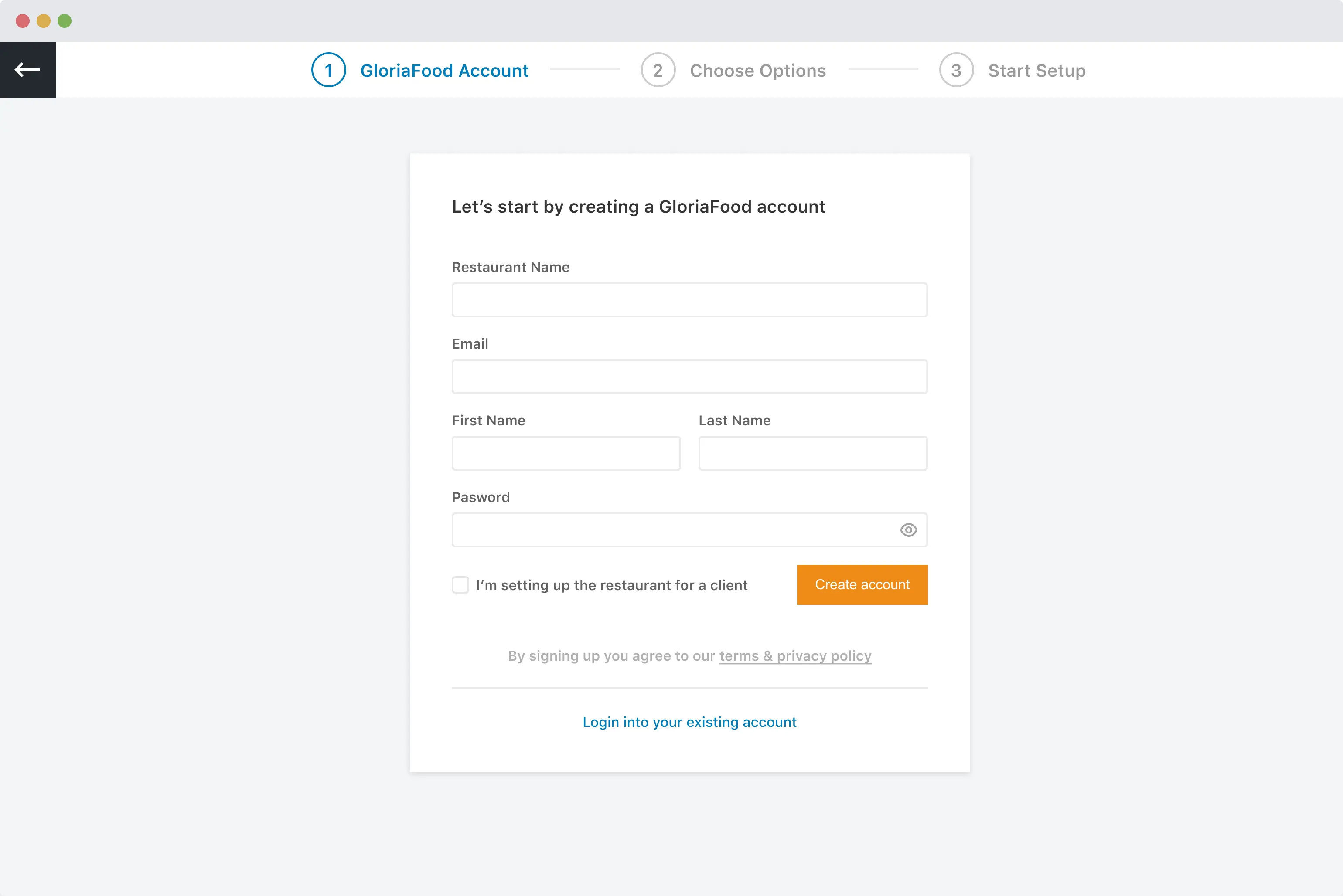 reservation plugin wordpress: the signup stage