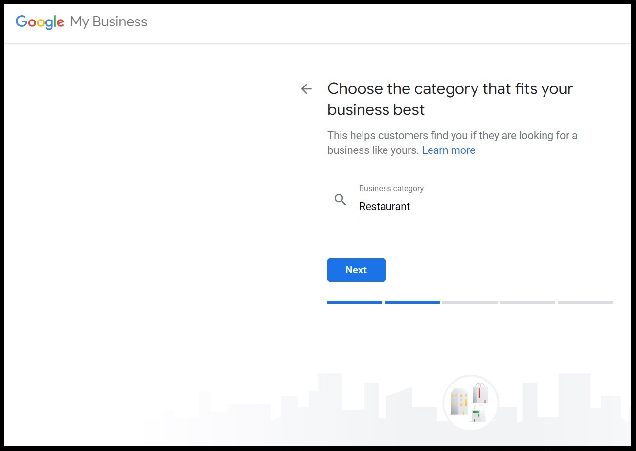 Benefits of Google My Business: choosing the category that best fits your business