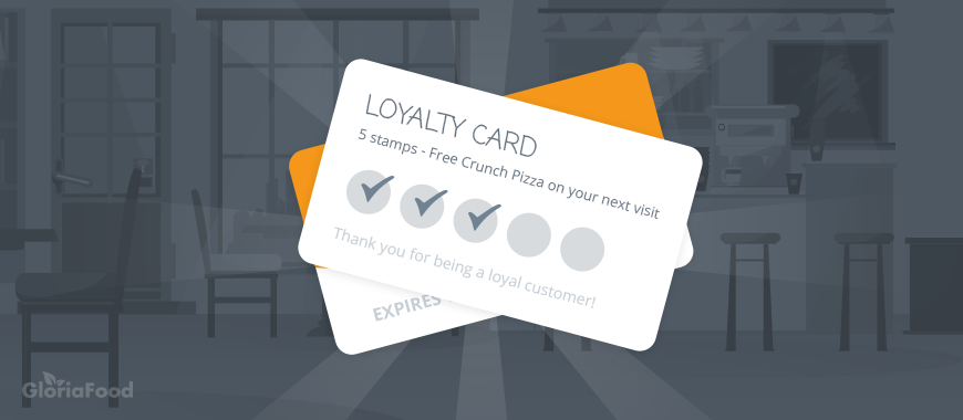 restaurant gamification tips: gamification loyalty programs examples -> stamps on reward cards