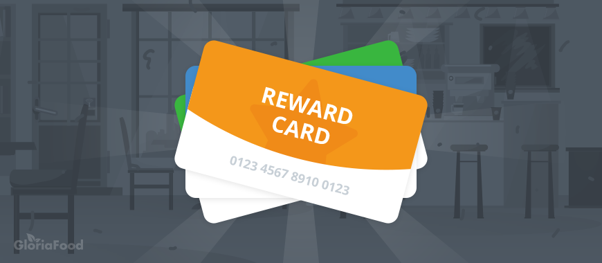 restaurant gamification tips: this is the back of a reward card