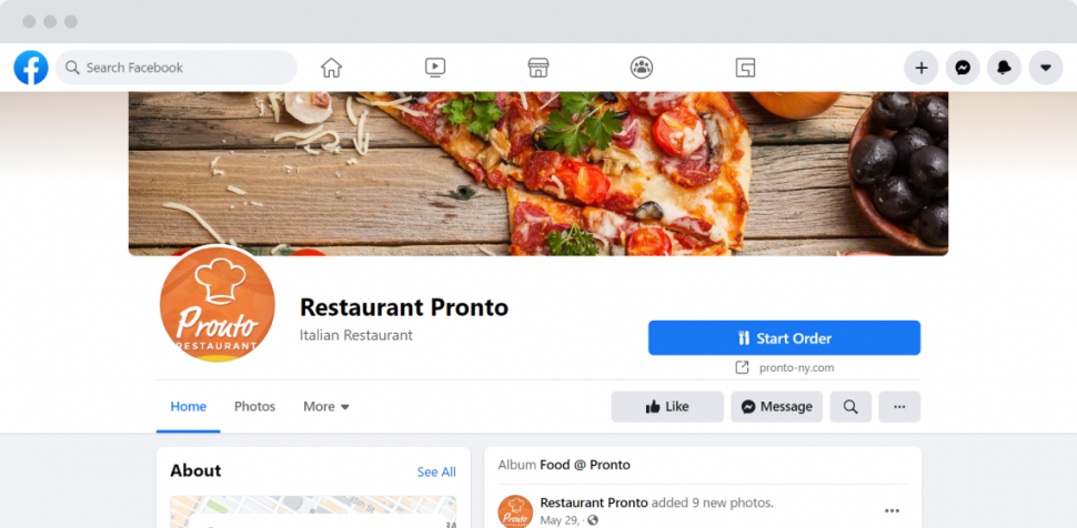 how to improve food delivery service with facebook ordering