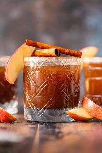 Serve Thanksgiving-Themed Drinks: apple butter old fashioned