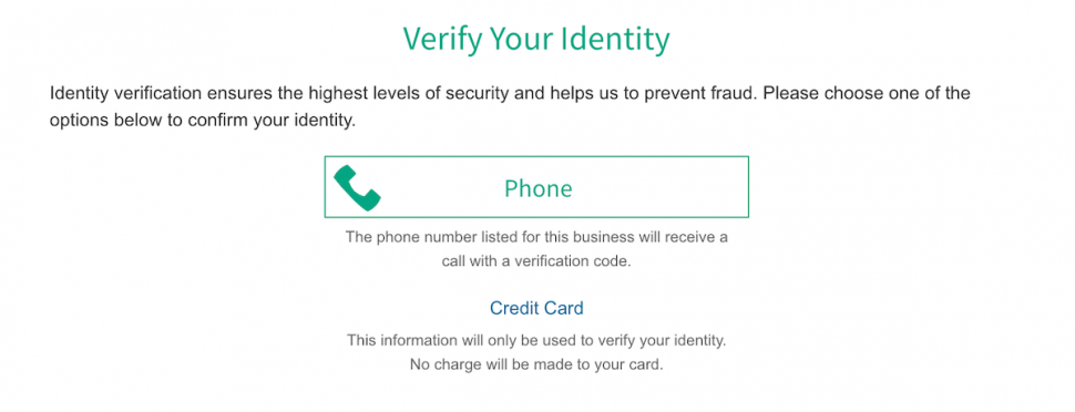 verify your identity on tripadvisor