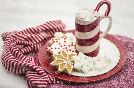 candy cane hot chocolate mug