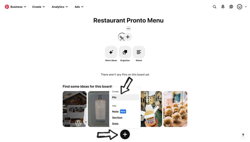 how to use pinterest for your restaurant