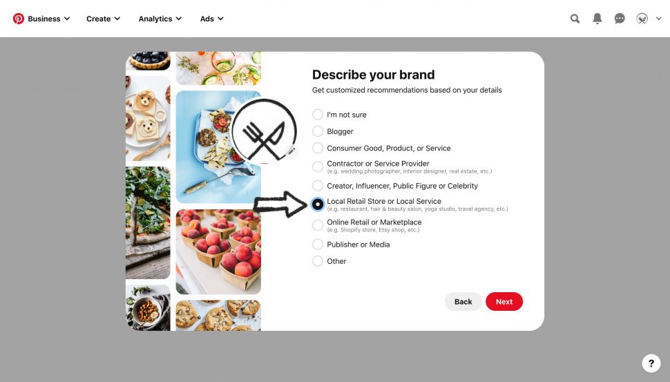 how to use pinterest for restaurants