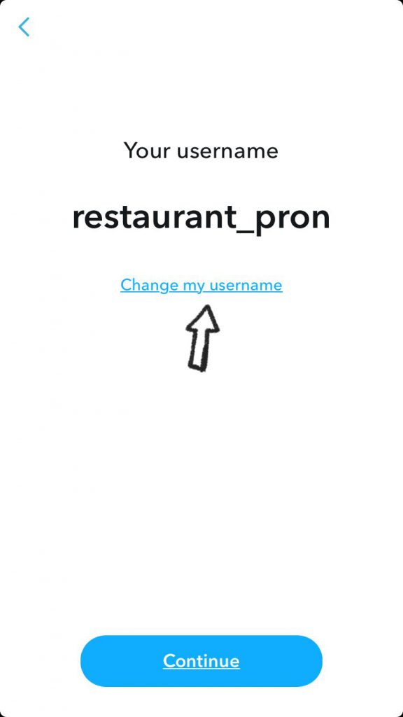 change restaurant name snapchat