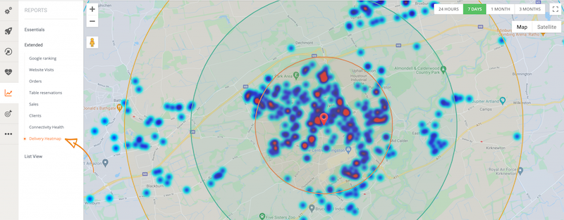 how to improve delivery efficiency with heatmaps