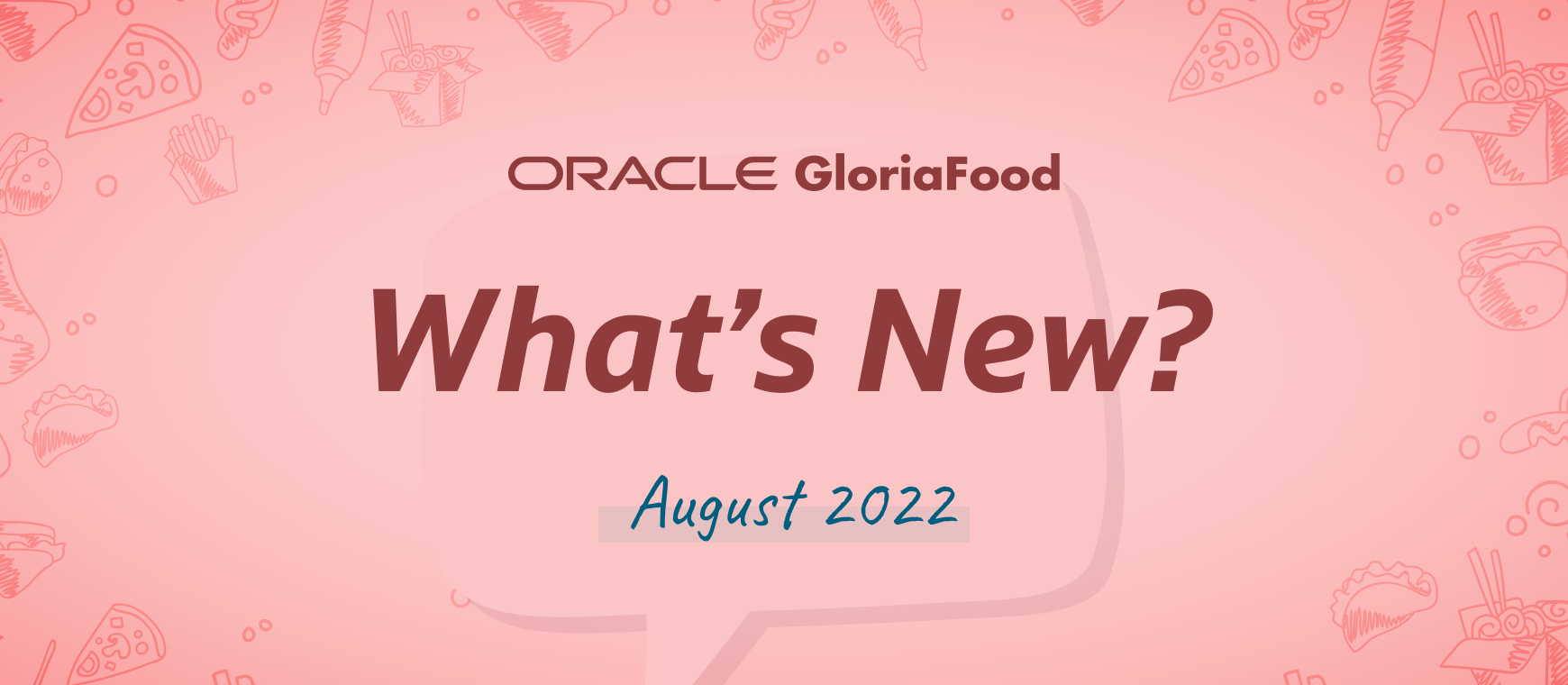 gloriafood updates august
