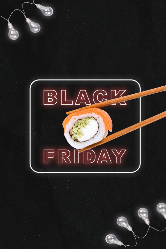 restaurant black friday poster