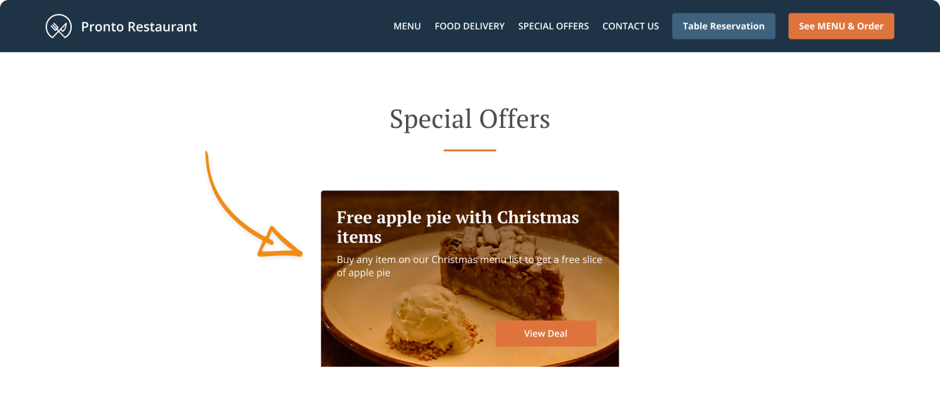 restaurant holiday marketing: implement promotions and special offers