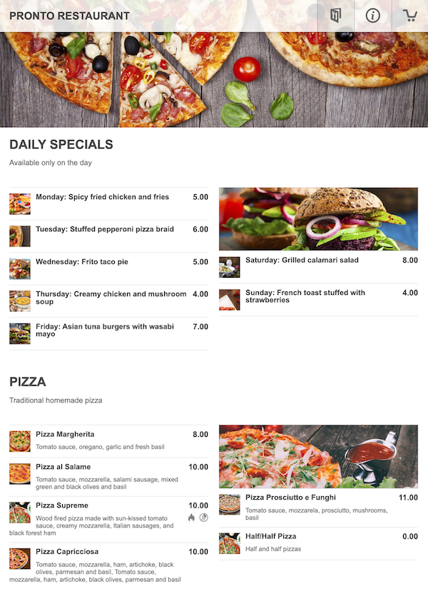 How to start a takeaway business: create an online menu